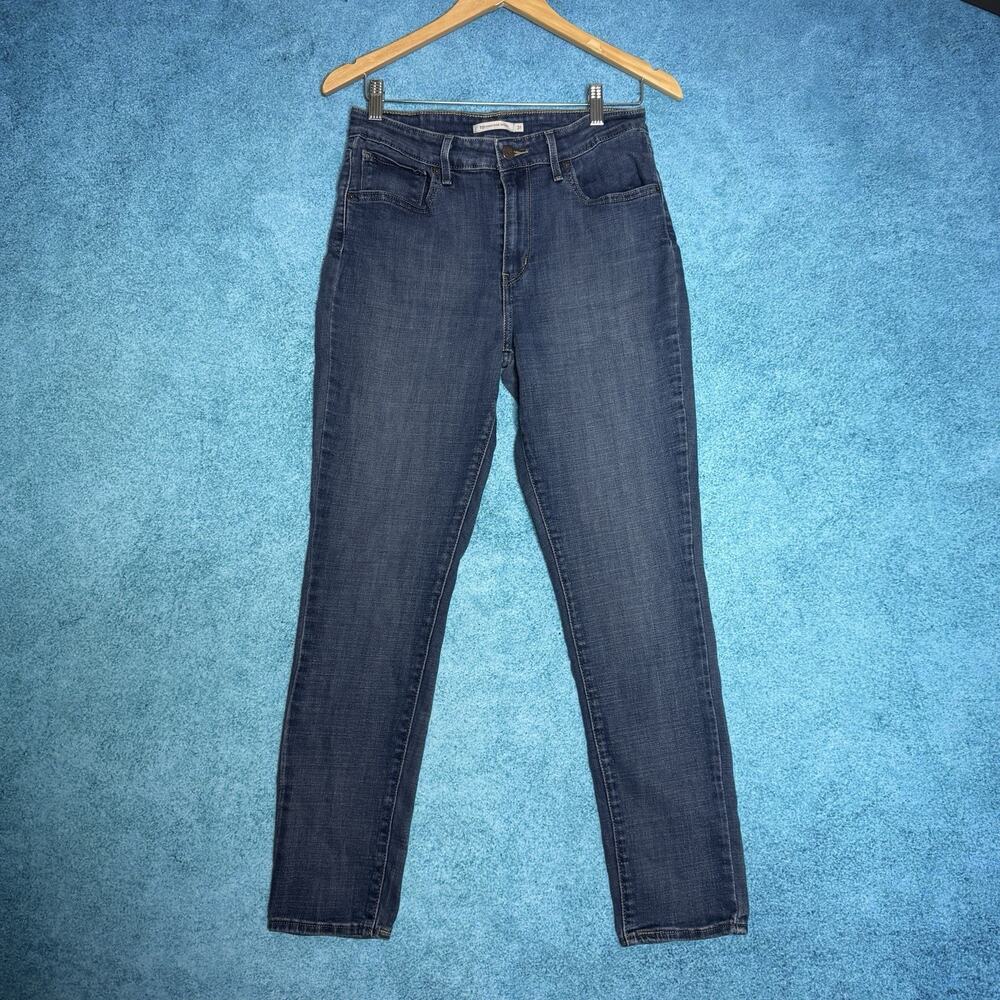 Levi's 721 Jeans Women's Size 31 Blue Denim Inseam 27" High Rise Skinny